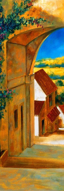 Affresco Antico borgo del Paesello